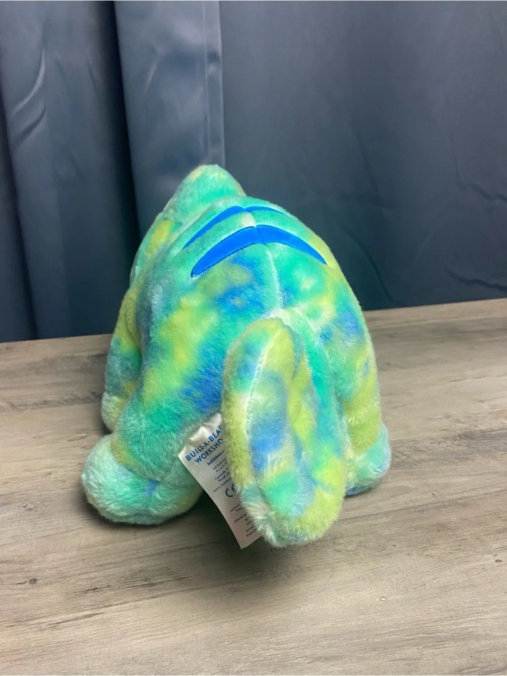 Build-A-Bear‎ Workshop Tie-Dye Chameleon Stuffed Animal Blue,Green,yellow fur
